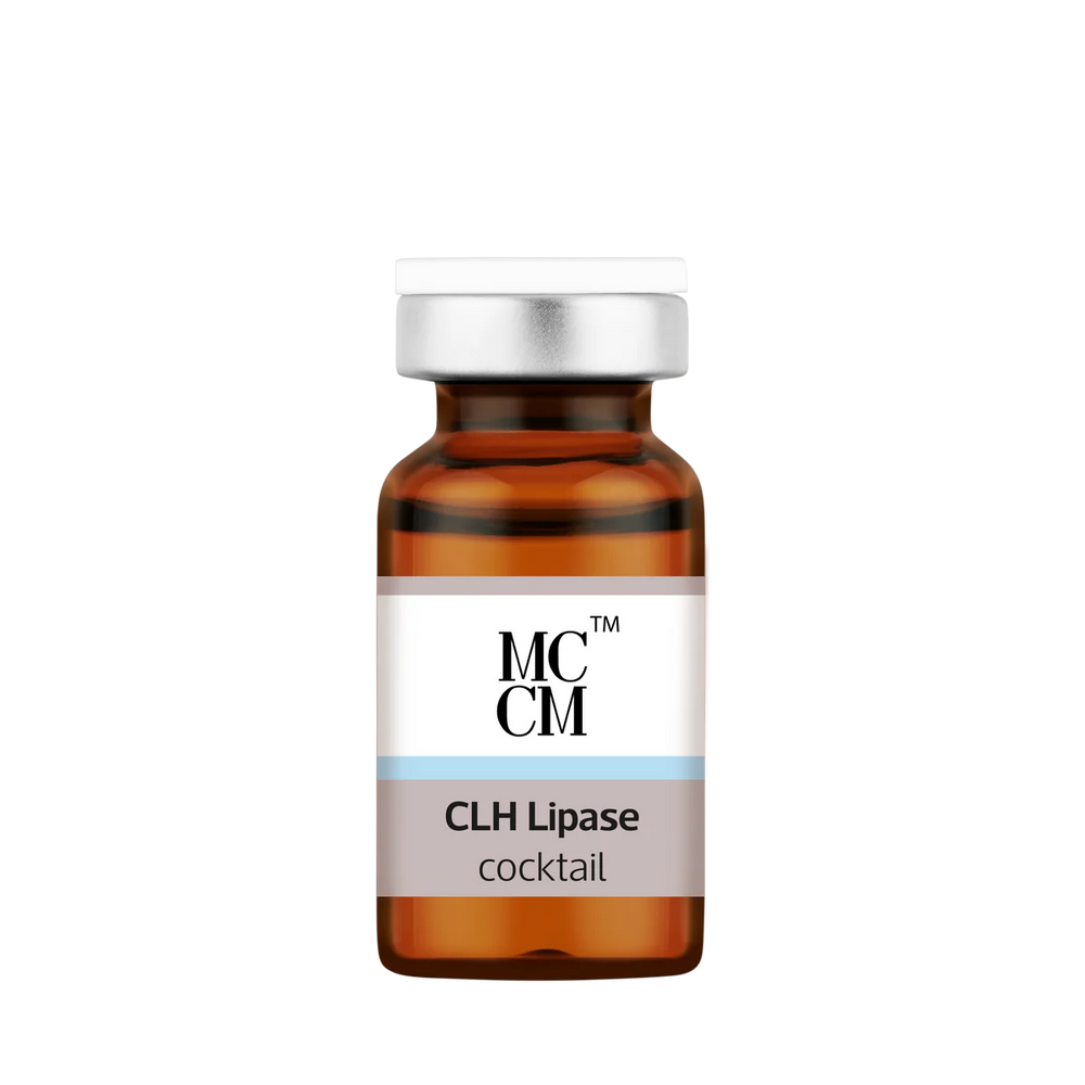 Studio product photo of MCCM Medical Cosmetics - CLH Lipase 5 vials x 10MlL;Studio product photo of MCCM Medical Cosmetics - CLH Lipase 5 vials x 1500UI;Studio product photo of MCCM Medical Cosmetics - CLH Lipase;Studio product photo of MCCM Medical Cosmetics - CLH Lipase;Studio product photo of MCCM Medical Cosmetics - CLH Lipase;Studio product photo of MCCM Medical Cosmetics - CLH Lipase;Studio product photo of MCCM Medical Cosmetics - CLH Lipase