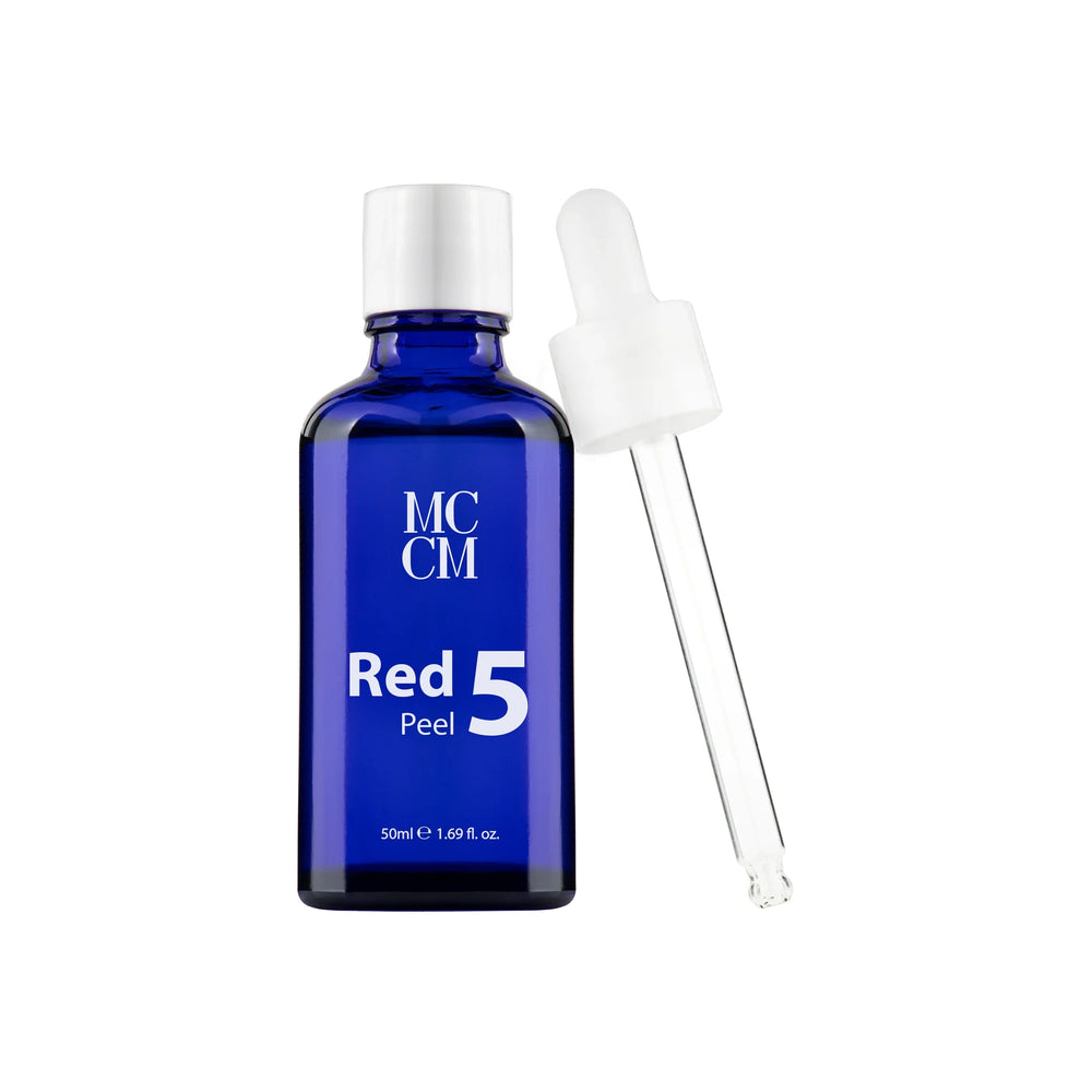 Studio product photo of MCCM Medical Cosmetics - Red Peel 5 - TCA 50% - 50 ml;Studio product photo of MCCM Medical Cosmetics - Red Peel 5 - TCA 50% - 50 ml